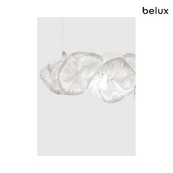 LED pendant luminaire CLOUD XL, variable lenght 150-160cm, DALI dimmable/touch-dim/On-Off, 2700K
