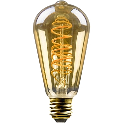 LED FlexFilament Lampe ST64, 300�, E27, 4,8W, 2200K, 380lm, dimmbar