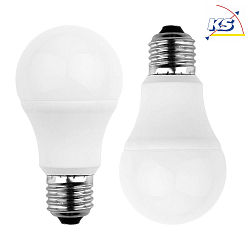 Blulaxa LED Lampe SMD Essential Birnenform, 8W, 230°, E27,  warmweiß, Doppelpack
