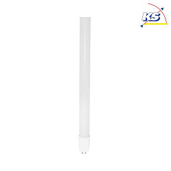 Blulaxa LED Glass tube conventional ballast / low loss ballast 18W, 300°, G13, 120cm, incl. Starter, warmwhite