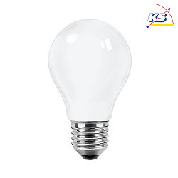LED Filament lamp pear shaped E27, 7W, 810lm, 4000K normal white, 300°, glass opal