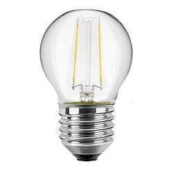 LED Tropfenlampe G45,E27, 2.5W 2700K 250lm, Glas klar