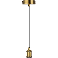 pendant luminaire E27 IP20, bronze 