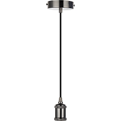pendant luminaire E27 IP20, black 