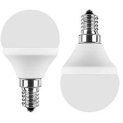 LED SMD Lampe G45, 2er Set, 150�, E14, 3W, 2700K, 250lm