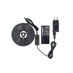 LED Strip 5M PU COATED IP44 & REMOTE set of 2, RGB, with remote control