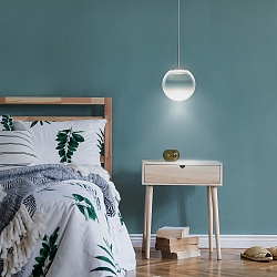 pendant luminaire BLOP MOLL LV S IP20, chrome dimmable