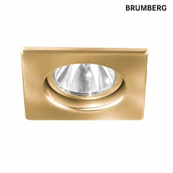 ceiling recessed luminaire GX5.3 / 50W square, swivelling GX5,3 IP20, gold dimmable
