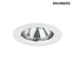 ceiling recessed luminaire GX5.3 / 50W round, rigid GX5,3 IP20, white dimmable