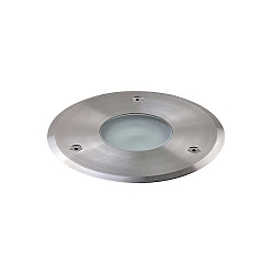Outdoor HV in-ground luminaire, IP65,round, for GU10 max. 5W, stainless steel