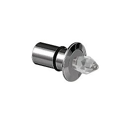 FIBATEC crystal opening element for fibres S2 and S2M, short type, matt chrome