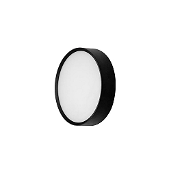 LED Au�enwandleuchte EYE, IP65 IK10, rund, 12W 3000/4000/5700K (CCT DIP-Switch), Seeluft best�ndig, schwarz