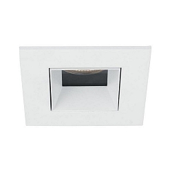 ceiling recessed luminaire ALTERO-S square, direct IP44, white dimmable