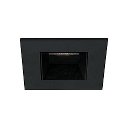recessed luminaire, glossy, black, transparent 9,2W 840lm 4000K 20-40� 20-40� CRI 80-89