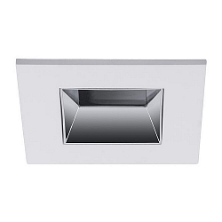 LED Einbau-Downlight ALTERO, IP44, quadratisch, 8.3 x 8.3cm, Blende tauschbar, 500mA, 9.2W 3000K 820lm 33�