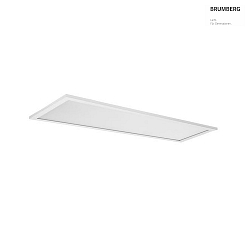 LED inlay-panel for offices, IP20, 2320V AC, 119.5 x 29.5cm, UGR<19, microprisma cover, white, 42W 3000K 4020lm 120