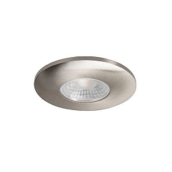 LED Einbau-Downlight BARENT IP20, rund, � 6.8cm, 350mA Plug&Play, 4W 3000K 380lm 60�, CRi >90, ohne BG, nickel matt