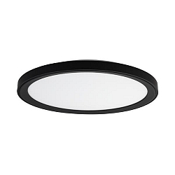 LED Aufbau-Diffusorleuchte SUNNY MAXI, IP20, � 55cm, Direkt-Indirekt, 230V, 50W 3000/400/6000K (CCT Switch), dimmbar, schwarz