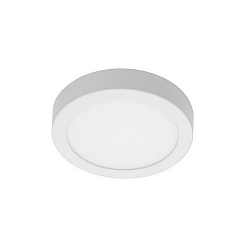 LED Aufbau-Panel FLAT37, IP20, rund, � 18cm, 230V, 18W 3000K 1290lm 120�, wei�