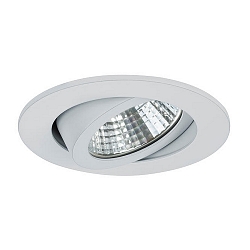 LED Einbaustrahler, IP20, rund, � 8.2cm, Plug&Play 350mA, 7W 4000K 770lm 38�, schwenkbar 30�, Wei�