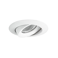 LED Einbau-Strahler, IP20, � 8.2cm, Plug&Play 350mA, 7W 3000K 600lm 40�, schwenkbar 30�, Strukturwei�