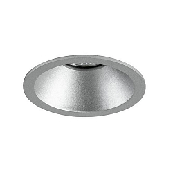 LED Einbau-Downlight, IP20, rund, � 8.2cm, Plug&Play 350mA, 7W 3000K 600lm 40�, Struktursilber