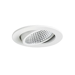 recessed luminaire IP20, glossy, transparent, white dimmable 12W 1230lm 3000K 20-40� 20-40� CRI 80-89