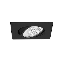 LED-Einbaustrahler 350 mA, 12 W, 38�, 4000K, schwarz