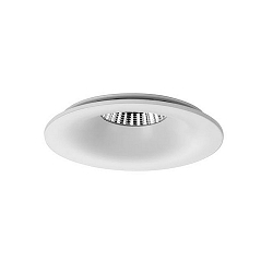 LED Einbau-Downlight mit Indirekt-Anteil, IP20, D 10cm, Plug&Play 350mA, 10.5W 3000K 887lm 45�, Wei�