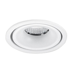 LED Einbau-Downlight CIRCLE, umlaufende Lichtfuge, IP20, rund, � 7.4cm, Plug&Play 350mA, 6.1W 3000K 680lm 40�, Wei�