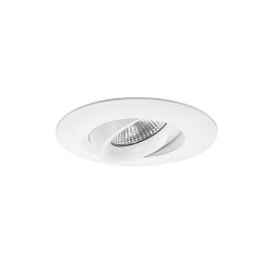 ceiling recessed luminaire KARYL swivelling, rotatable, direct IP20, transparent, white dimmable
