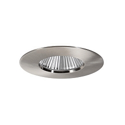 recessed luminaire BIG65 round, rigid LED IP65, nickel matt dimmable 8W 730lm 3000K 20-40� 20-40� CRI 80-89