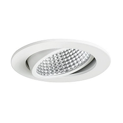 LED Einbaustrahler dim2warm, IP20, rund, 350mA, 12W 3000-1800K 880lm 38�, schwenkbar 15�, Wei�