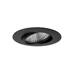 LED Einbaustrahler BIG65, 350 mA, IP65, 7,5W, 45�, 3000K, 730lm, schwenkbar, rund, dimmbar, schwarz