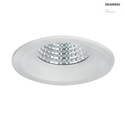 LED Einbau-Downlight BOWL, IP20, rund, Ø 9.2cm, 700mA, weiß / klar, 7W 4000K 660lm 30°