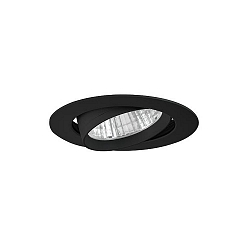 recessed luminaire IP20, glossy, black dimmable 32W 4030lm 4000K CRI 90-100