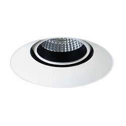 LED System-Einbaustrahler COUPLED, 500mA, 9.4W 1800-3000K 920lm 34�, CRi >90, dim2warm, Wei�