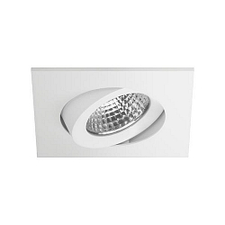 LED Einbaustrahler OLENI-S, IP20, 8.5 x 8.5cm, 230V, 6.8W 1800-3000K 380lm 38�, CRi >90, dim-to-warm, schwenkbar, wei�