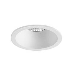 LED Einbau-Downlight ODEMAR, IP20, rund, � 8cm, 230V, 6W 3000K 38�, CRi >90, r�ckversetzt, dim-to-warm, strukturwei�