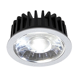 LED Einsatz DISC MR16 mit Linsenoptik, � 5cm / L 3.1cm, IP20, 350mA, Plug&Play, dimmbar, 6W 3000K 670lm 38�