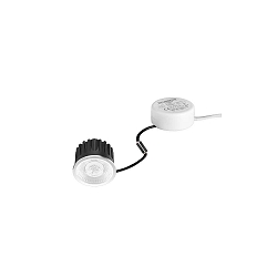 LED Modul MR16 mit Linsenoptik Set, 50�, 7,3W, 350mA, 34mm, 3CCT, IP20, Phasenabschnitt, inkl. Rundkonverter