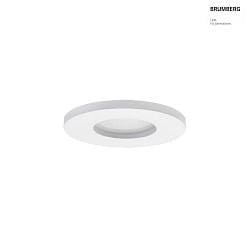 recessed luminaire PROTECT-R round, direct IP44, white dimmable