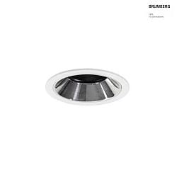 ceiling recessed luminaire BINATO swivelling, rotatable, direct IP20, chrome dimmable