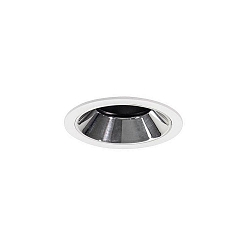 ceiling recessed luminaire BINATO swivelling, rotatable, direct IP20, chrome dimmable