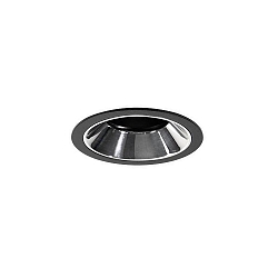 ceiling recessed luminaire BINATO swivelling, rotatable, direct IP20, chrome, black dimmable