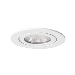 HV-Einbau-Downlight, IP54, rund, GU10 max. 35W, Wei�