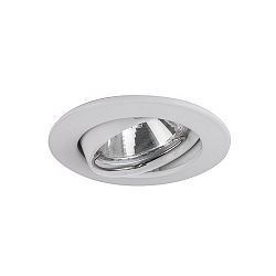 HV-Einbaustrahler CARYL, IP20, GU10 max. 10W, rund, schwenkbar, wei� gl�nzend