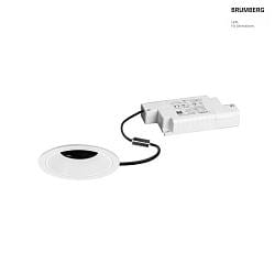 ceiling recessed luminaire BINATO swivelling, rotatable, direct IP20, white dimmable
