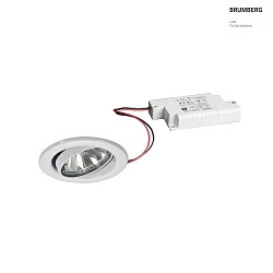 recessed luminaire IP20, glossy, transparent dimmable 6W 680lm 3000K 20-40 20-40 CRI 80-89