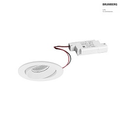 recessed luminaire IP20, glossy, white dimmable 7W 680lm 3000K 20-40 20-40 CRI 80-89